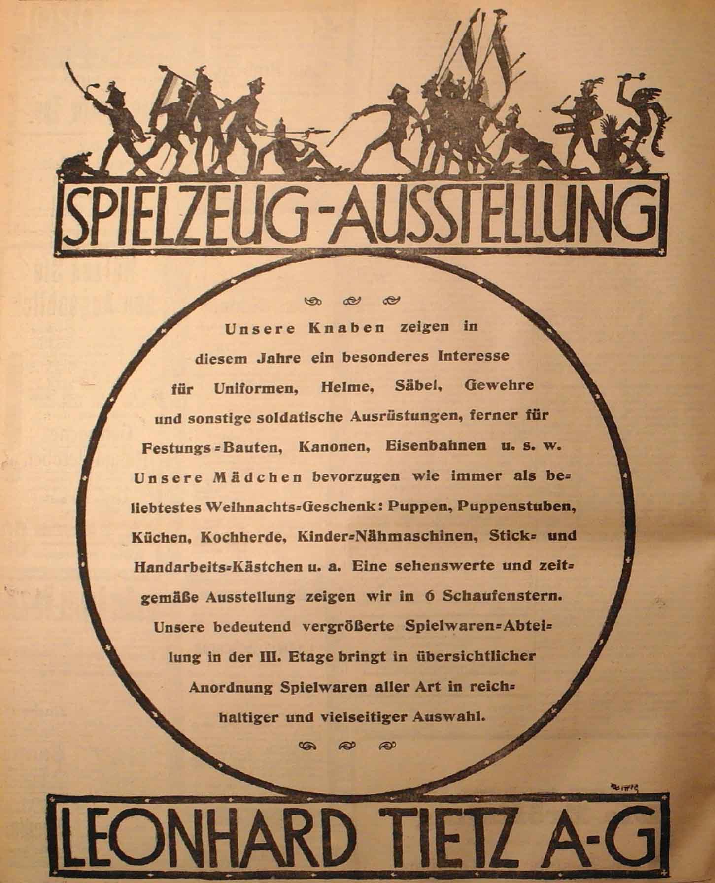 Anzeige im General-Anzeiger vom 4. Dezember 1914