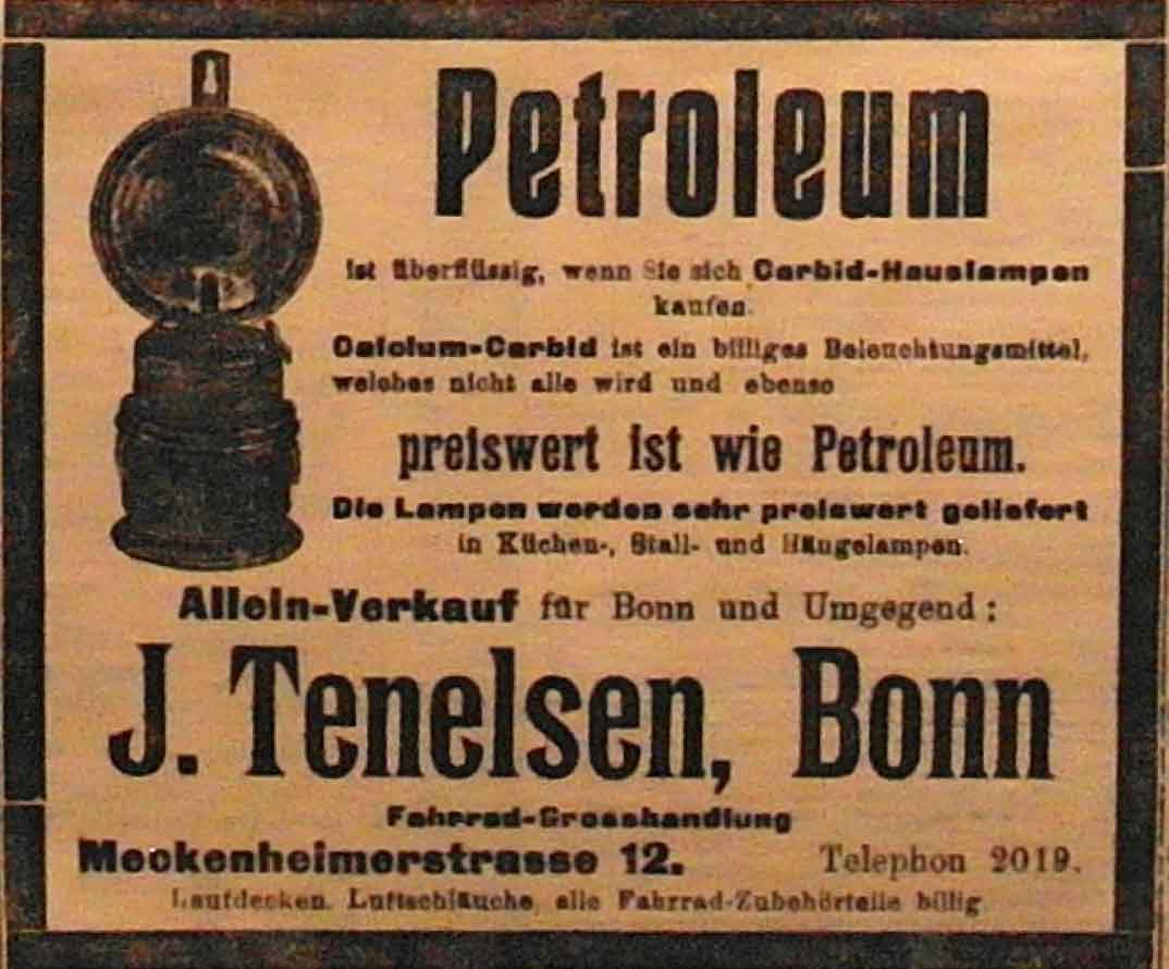 Anzeige in der Deutschen Reichszeitung vom 21. Dezember 1914