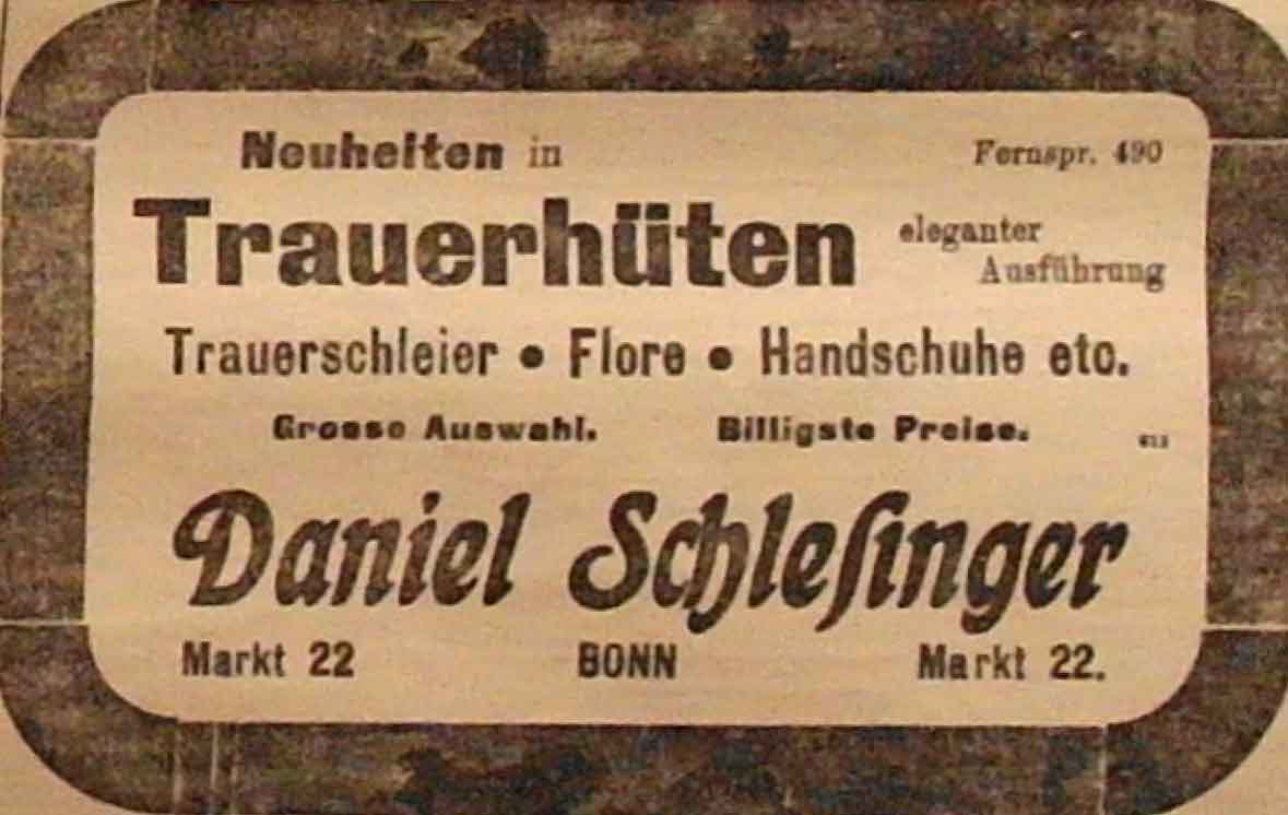 Anzeige in der Deutschen Reichs-Zeitung vom 9. November 1914