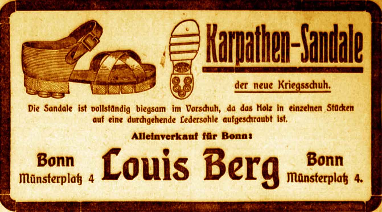 Anzeige im General-Anzeiger vom 5. August 1915