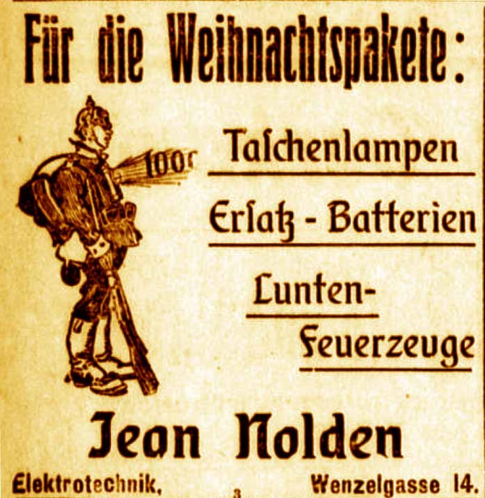 Anzeige im General-Anzeiger vom 1. Dezember 1915