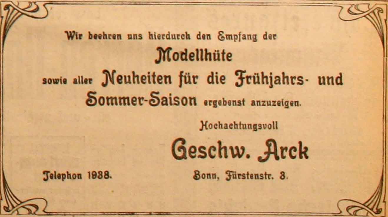 Anzeige in der Deutschen Reichs-Zeitung vom 27. März 1915