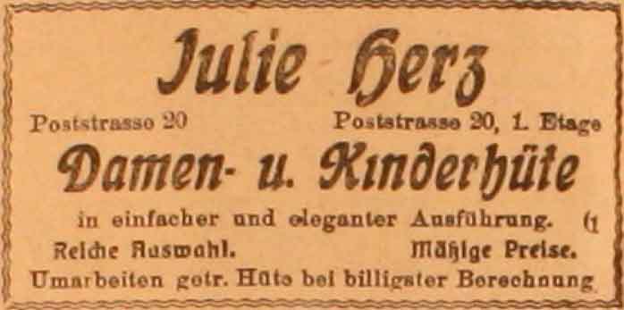 Anzeige im General-Anzeiger vom 29. März 1915