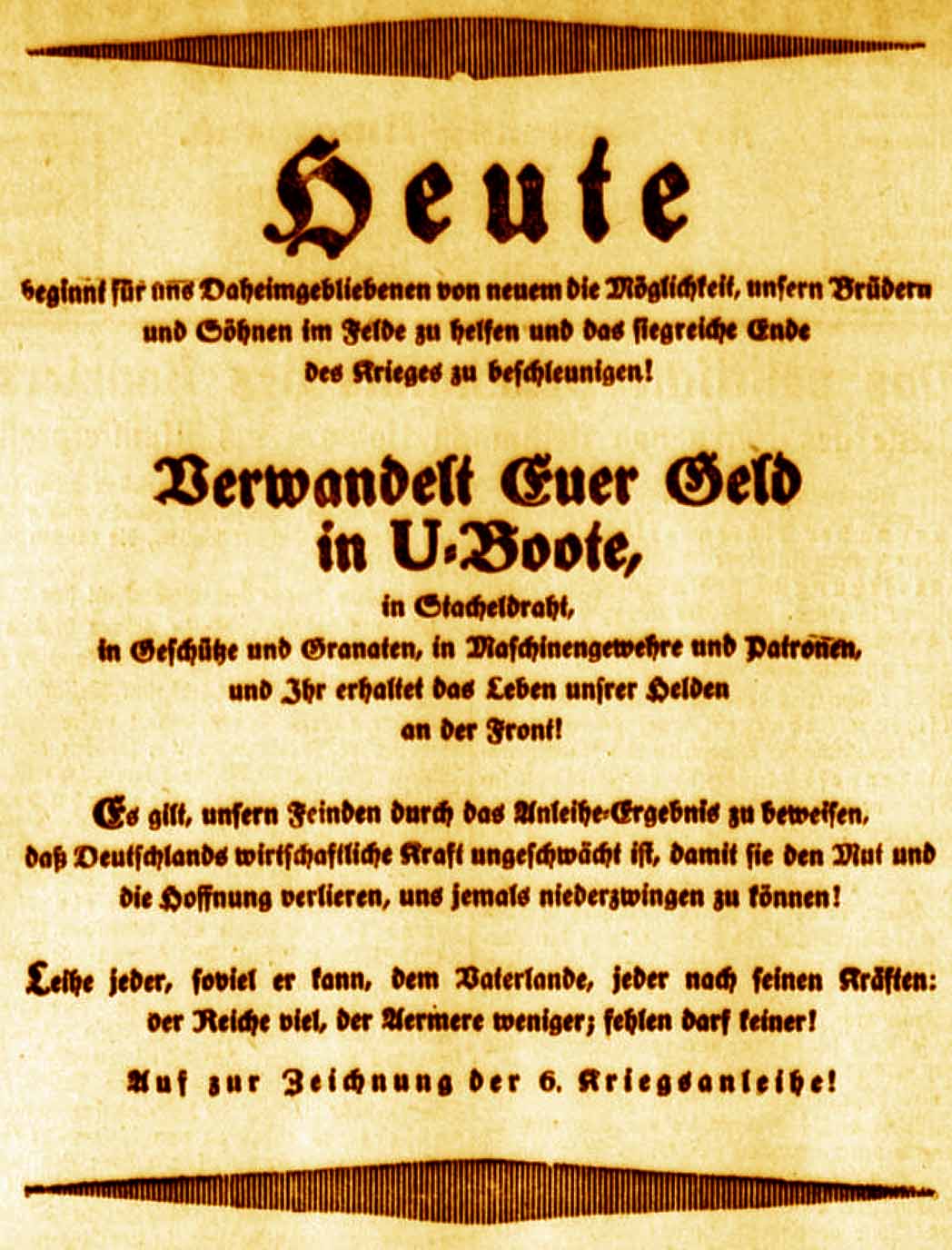 Anzeige im General-Anzeiger vom 15. März 1917