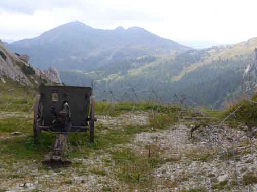 Festung Tre Sassi am Valparola-Pass