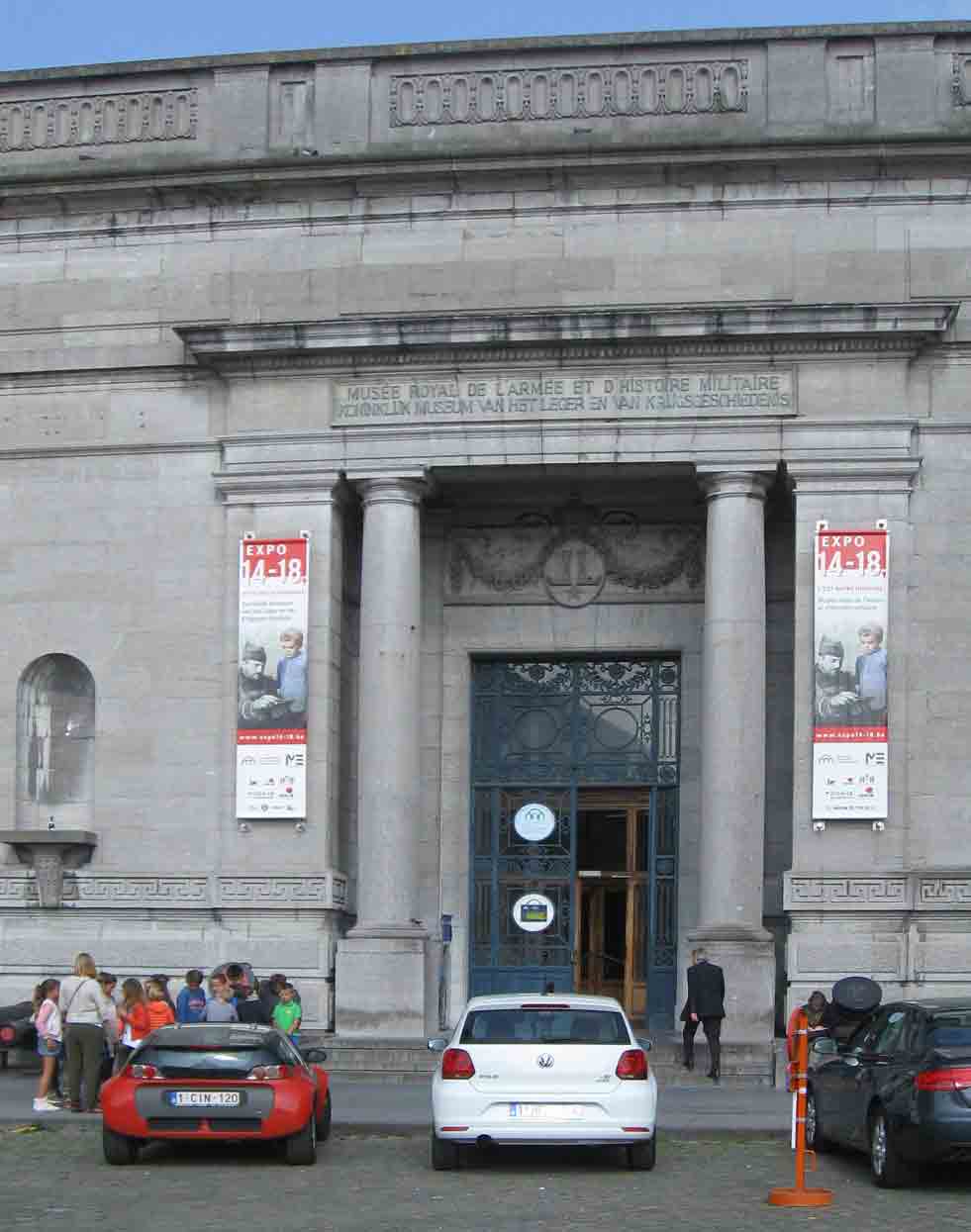 Die Ausstellung "Expo 14-18" im Armeemuseum Brüssel