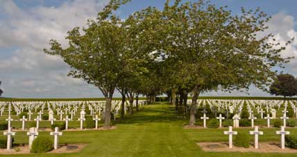Der französische Friedhof von Rancourt